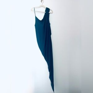HELMUT LANG | Asymmetric Drape dress | size M